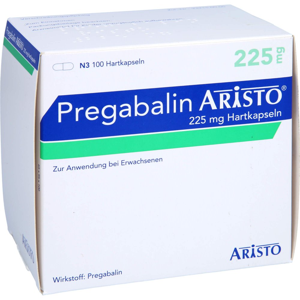 Pregabalin Aristo 225 Mg Hartkapseln (100 stk)