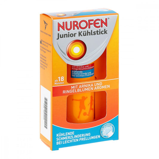 Das Produktfoto zeigt Nurofen Junior Kühlstick (14 ml) PZN 10915999