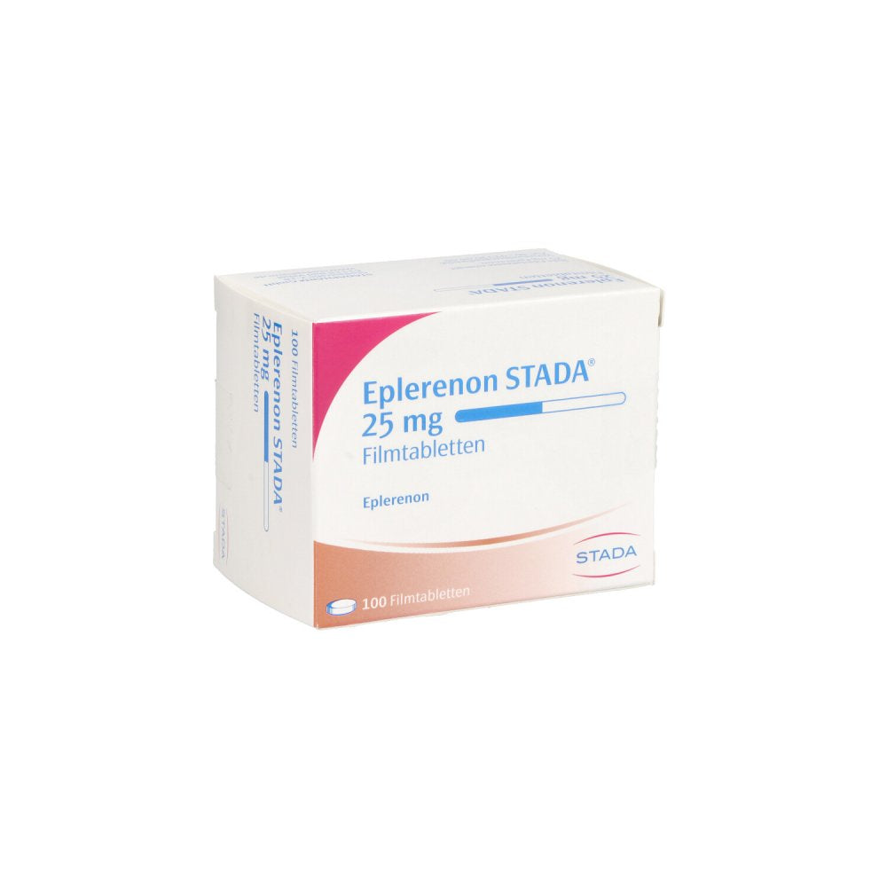 Das Produktfoto zeigt Eplerenon Stada 25 Mg Filmtabletten (100 stk) PZN 10922025