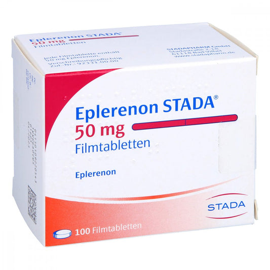 Das Produktfoto zeigt Eplerenon Stada 50 Mg Filmtabletten (100 stk) PZN 10922054
