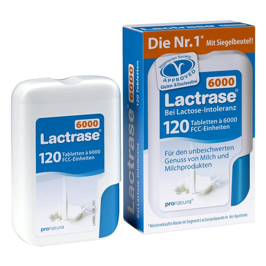 Lactrase 6.000 Fcc Tabletten Im Klickspender (120 stk)
