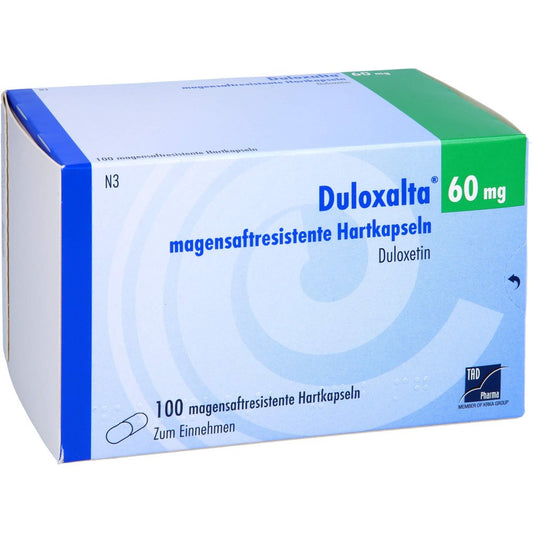 Duloxalta 60 Mg Magensaftresistente Hartkapseln (100 stk)