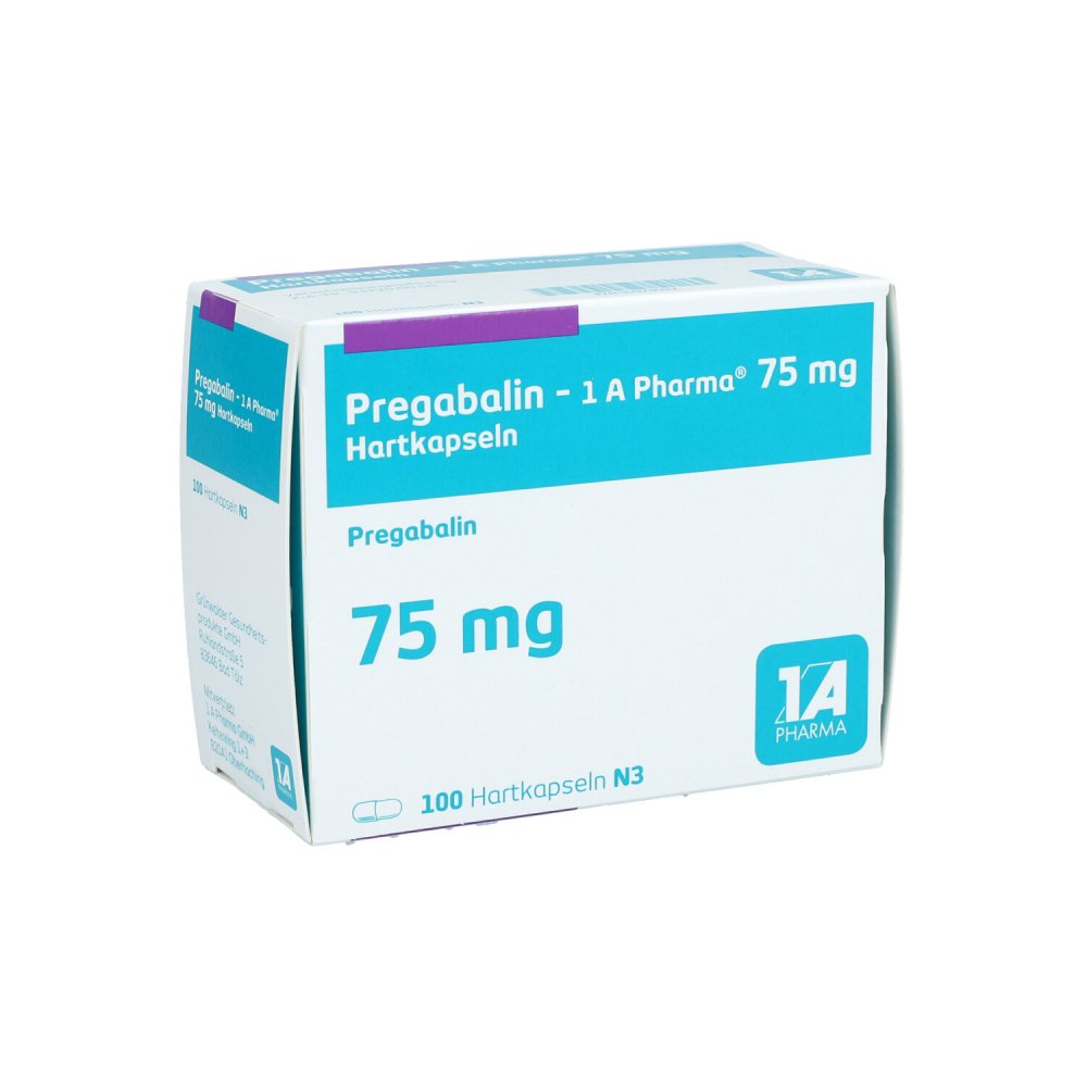 Pregabalin-1a Pharma 75 Mg Hartkapseln (100 stk)