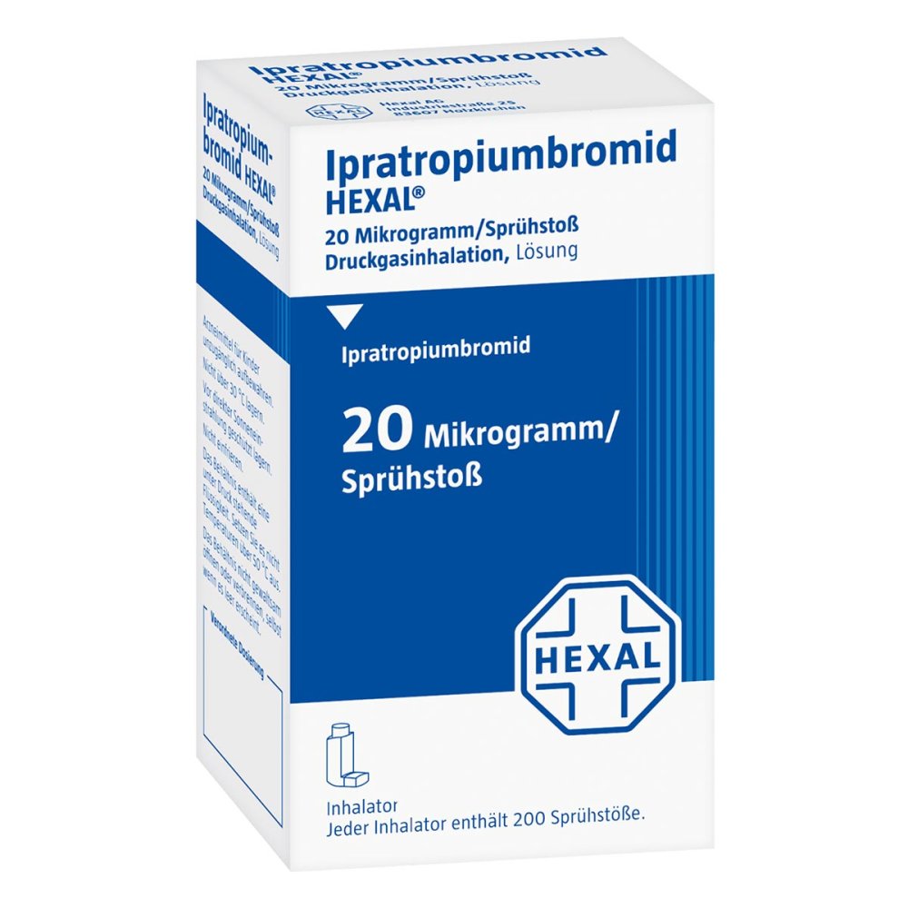 Ipratropiumbromid Hexal 20 Mikrogramm/Sprühstoß (10 ml)