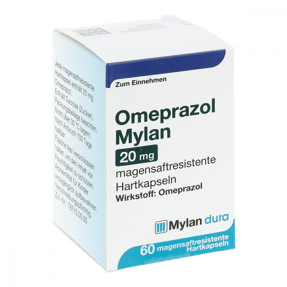 Omeprazol Mylan 20 Mg Magensaftresist.Hartkapseln (60 stk)