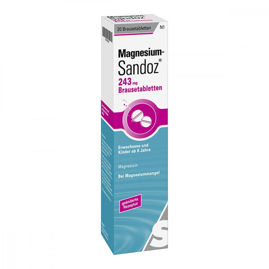 Magnesium Sandoz 243 Mg Brausetabletten (20 stk)