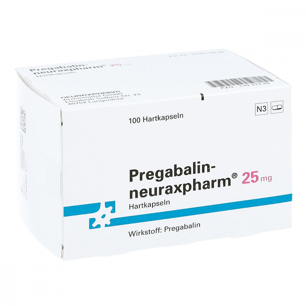 Pregabalin-Neuraxpharm 25 Mg Hartkapseln (100 stk)