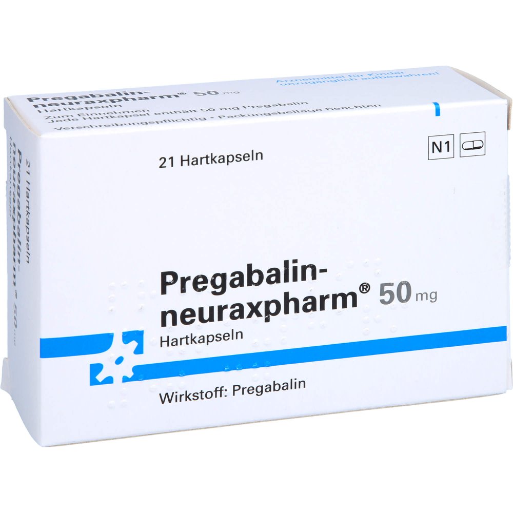 Pregabalin-Neuraxpharm 50 Mg Hartkapseln (21 stk)