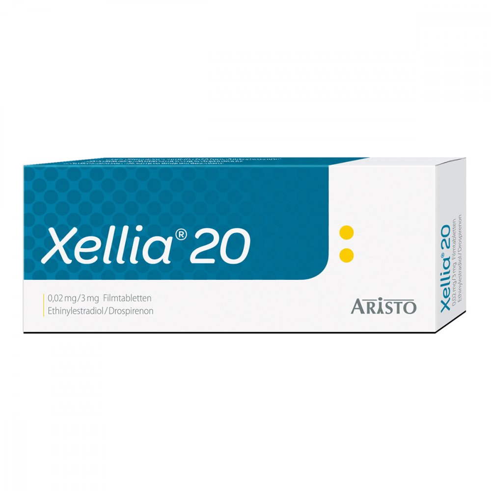 Xellia 20 0,02 Mg/3 Mg Filmtabletten (3X21 stk)