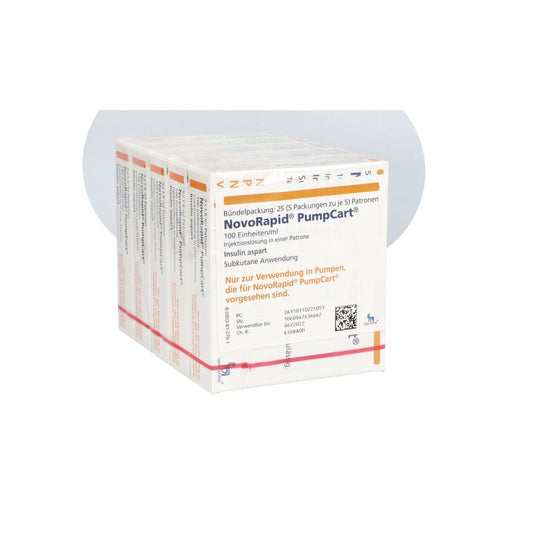 Novorapid Pumpcart 100 E/Ml Inj.-Lsg.I.E.Patrone (5X5X1.6 ml)