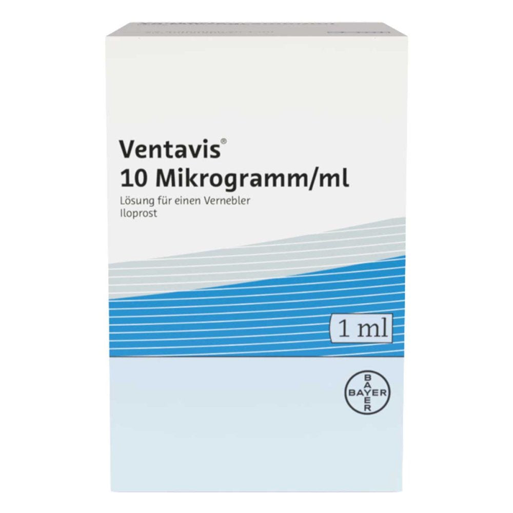 Das Produktfoto zeigt Ventavis 10 Mikrogramm/Ml Lösung F.E.Vernebler (42X1 ml) PZN 11074734