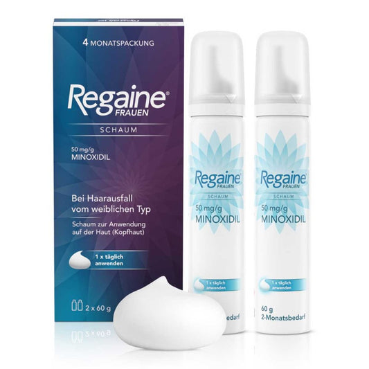 Regaine Frauen Schaum 50 Mg/G (2X60 g)