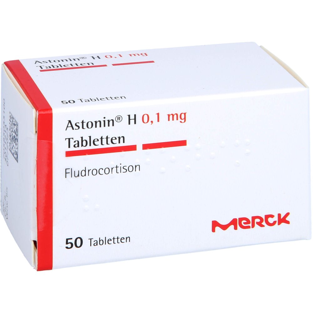 Das Produktfoto zeigt Astonin H 0,1 Mg Tabletten (50 stk) PZN 11098060