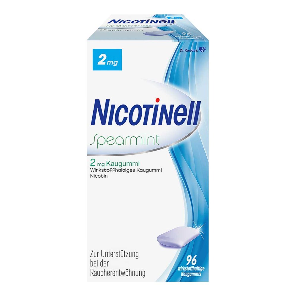 Nicotinell Kaugummi Spearmint 2 Mg (96 stk)