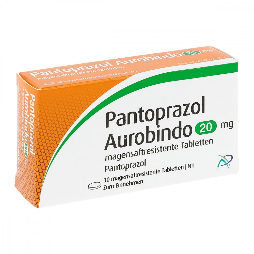 Pantoprazol Aurobindo 20 Mg Magensaftres.Tabletten (30 stk)
