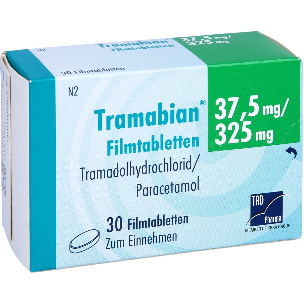 Tramabian 37,5 Mg/325 Mg Filmtabletten (30 stk)