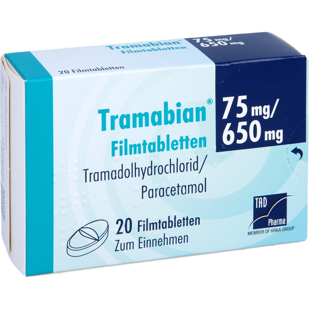 Tramabian 75 Mg/650 Mg Filmtabletten (20 stk)