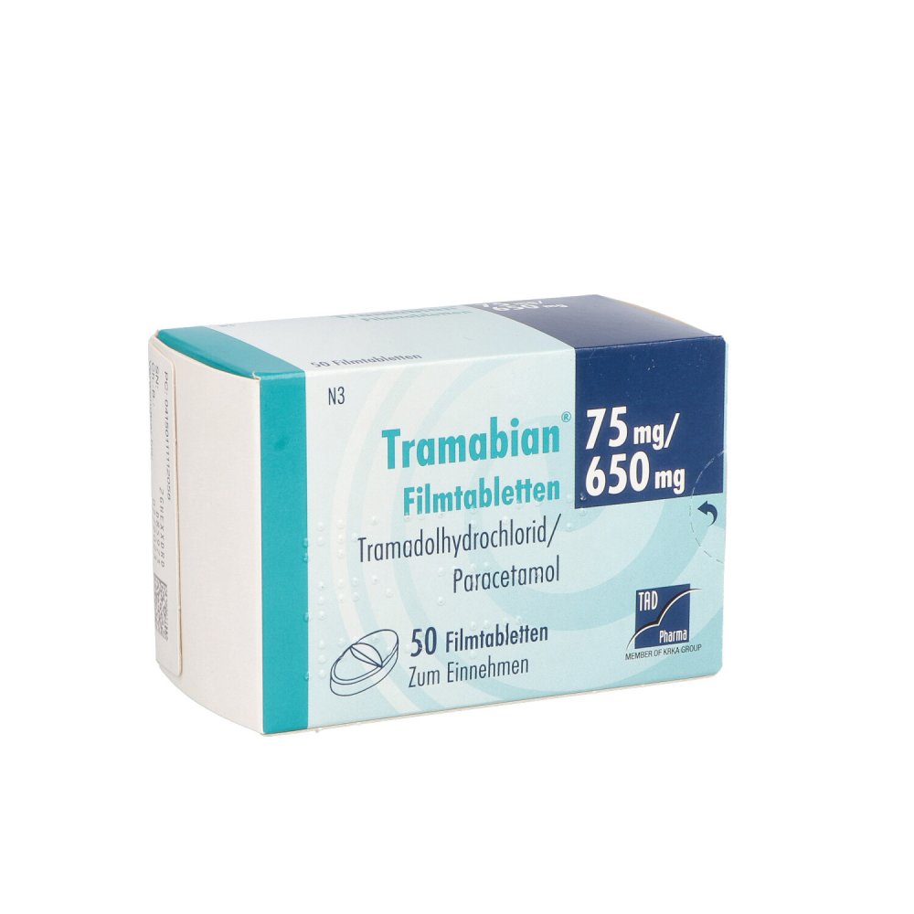 Tramabian 75 Mg/650 Mg Filmtabletten (50 stk)