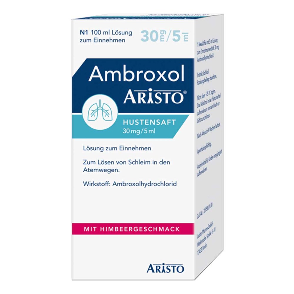 Ambroxol Aristo Hustensaft 30 Mg/5 Ml Lsg.Z.Einn. (100 ml)