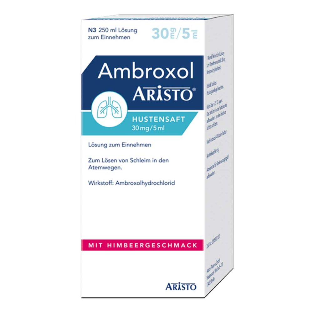 Ambroxol Aristo Hustensaft 30 Mg/5 Ml Lsg.Z.Einn. (250 ml)