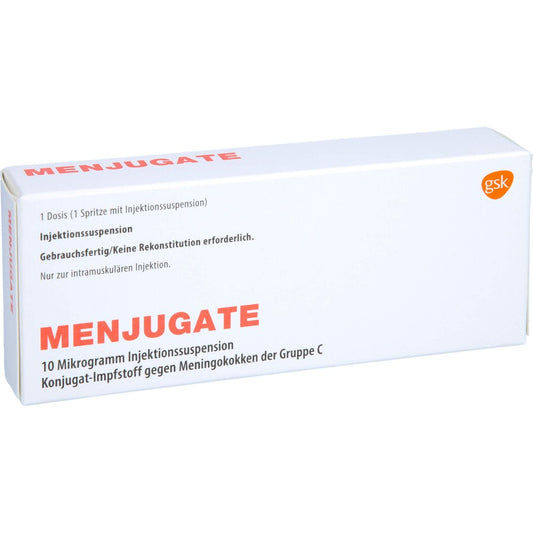 Das Produktfoto zeigt Menjugate 10 Mikrogramm Inj.-Susp.I.E.Fertigspr. (1X0.5 ml) PZN 11116289