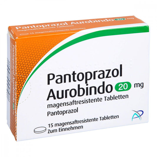 Pantoprazol Aurobindo 20 Mg Magensaftres.Tabletten (15 stk)