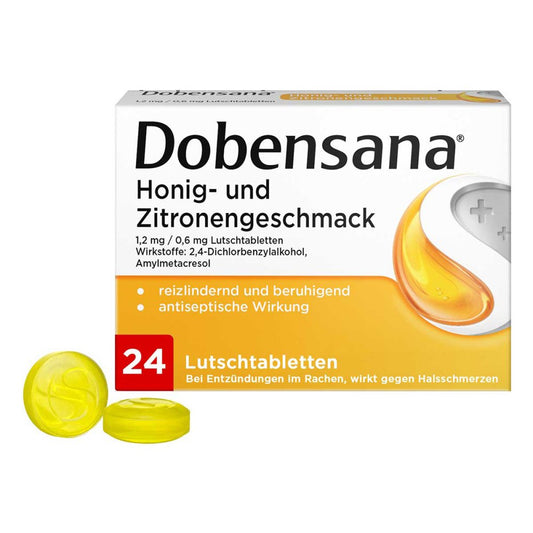 Dobensana Honig- U.Zitronengeschm.1,2mg/0,6mg Lut. (24 stk)