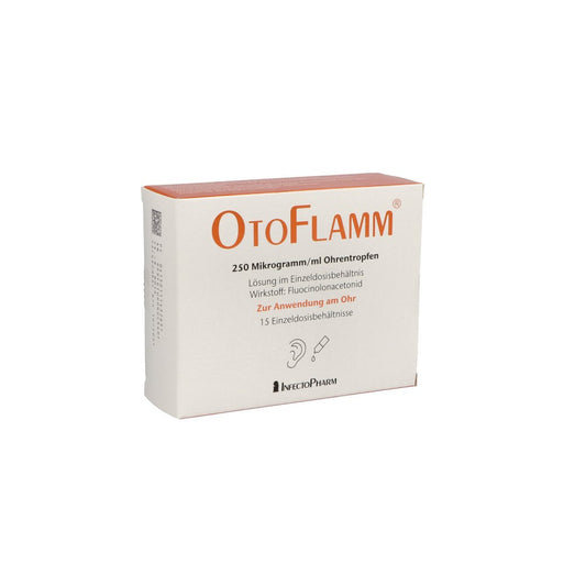 Otoflamm 250 Mikrogramm/Ml Ohrentropfen (15X0.4 ml)