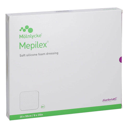 Das Produktfoto zeigt Mepilex 20x50 Cm Schaumverband (2 stk) PZN 11152115