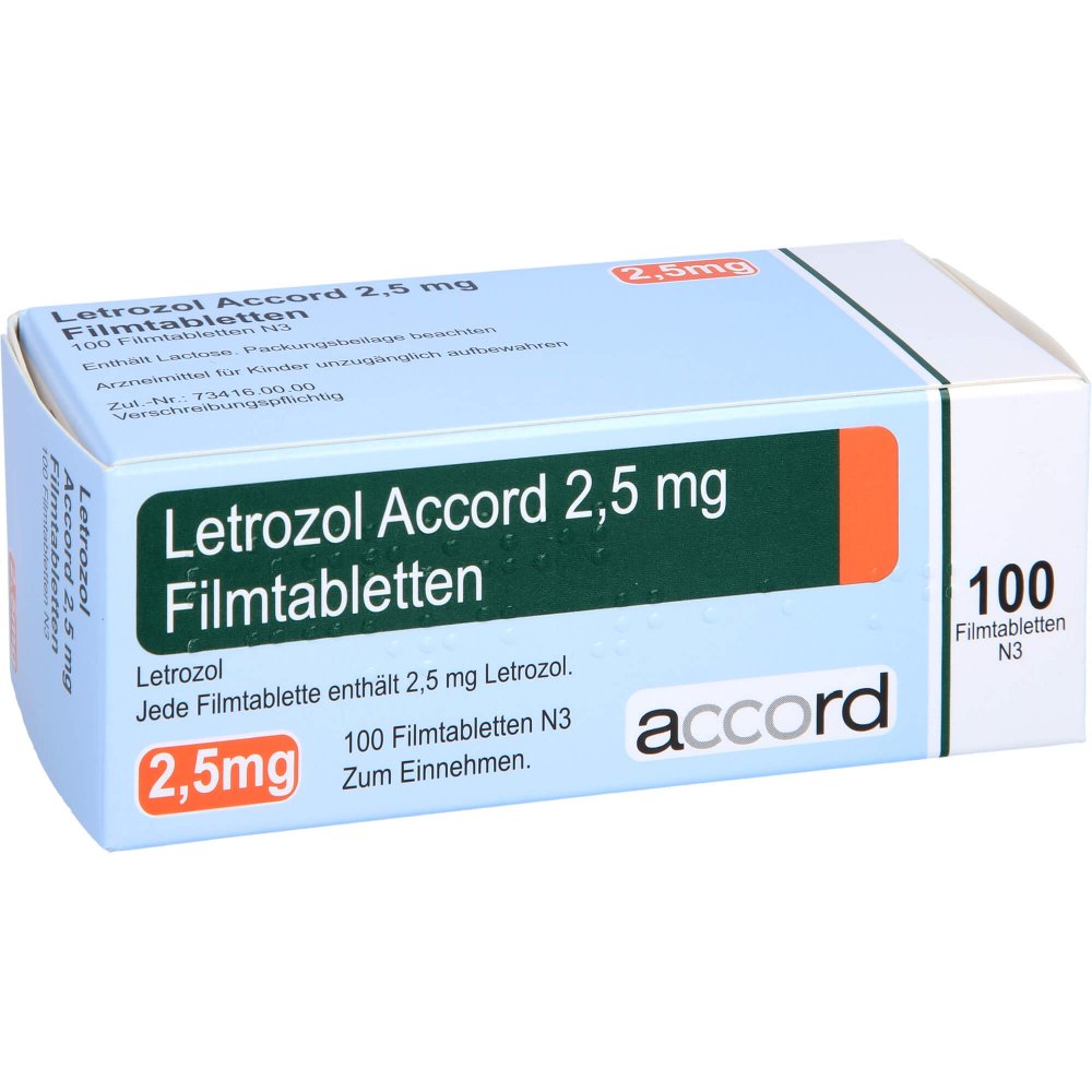 Letrozol Accord 2,5 Mg Filmtabletten (100 stk)
