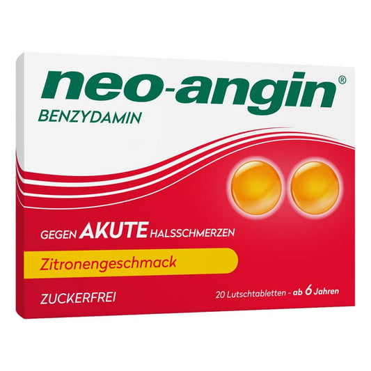 Neo-Angin Benzydamin Akute Halsschmerzen Zitrone (20 stk)