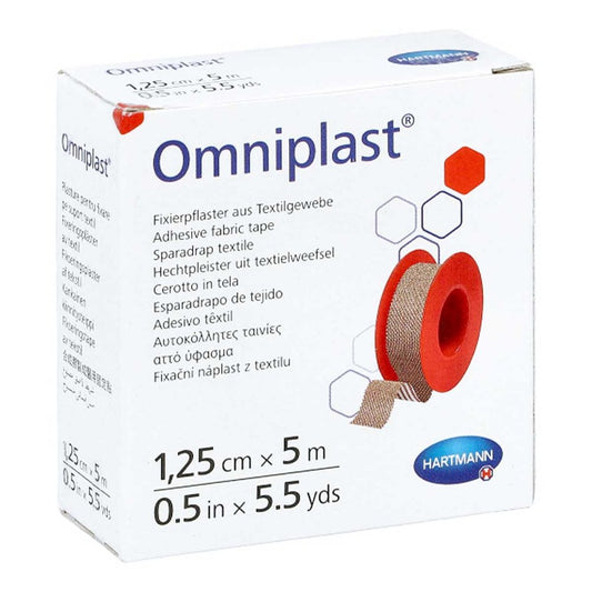Omniplast Fixierpflaster Textilgew.1,25 Cmx5 M (1 stk)