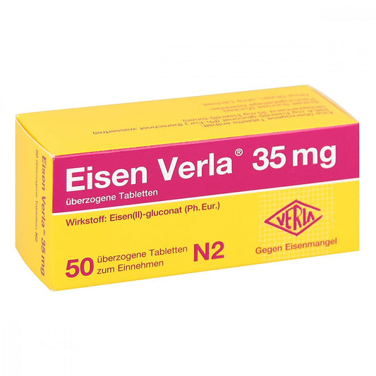Eisen Verla 35 Mg Überzogene Tabletten (50 stk)