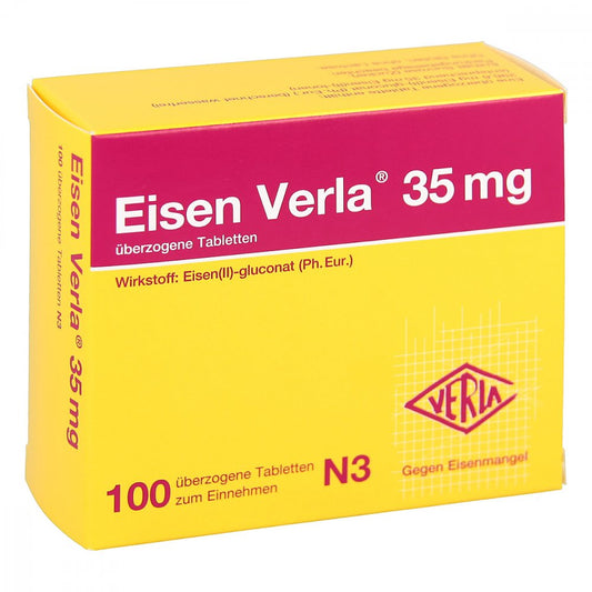 Eisen Verla 35 Mg Überzogene Tabletten (100 stk)
