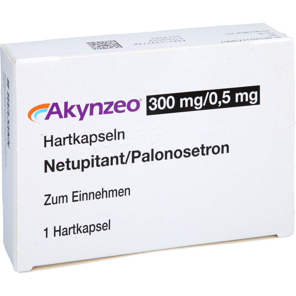 Akynzeo 300 Mg/0,5 Mg Hartkapseln (1 stk)