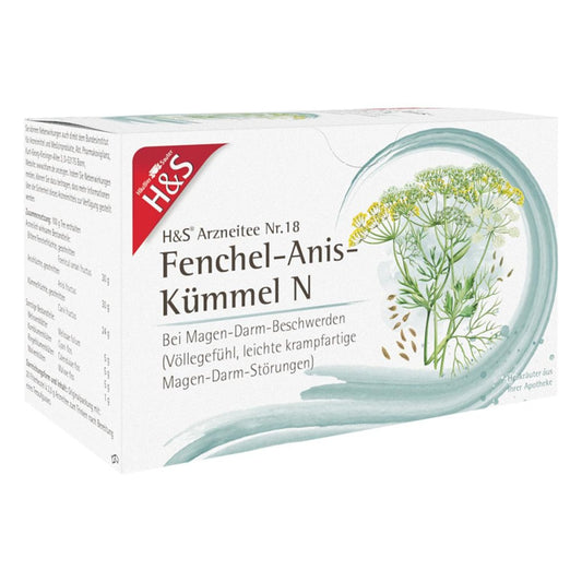 H&S Fenchel-Anis-Kümmel N Filterbeutel (20X2.0 g)