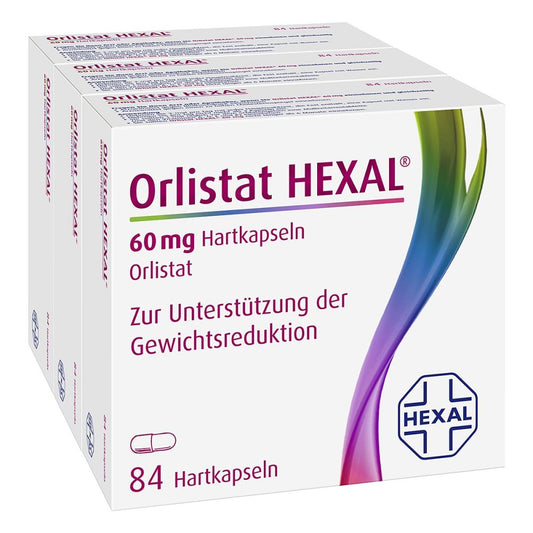 Orlistat Hexal 60 Mg Hartkapseln (3X84 stk)