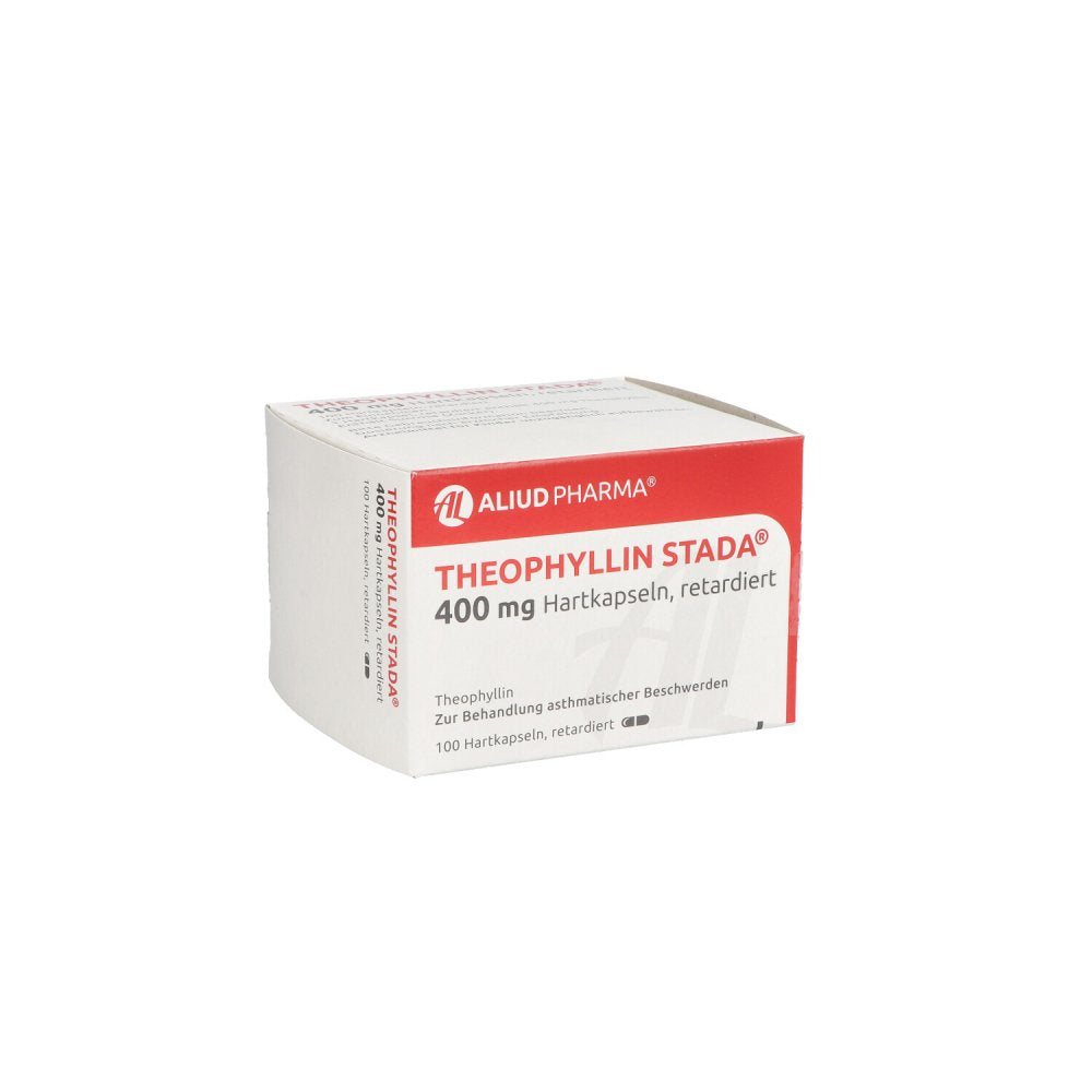 Das Produktfoto zeigt Theophyllin Stada 400 Mg Hartkaps.Retardiert Aliud (100 stk) PZN 11240836
