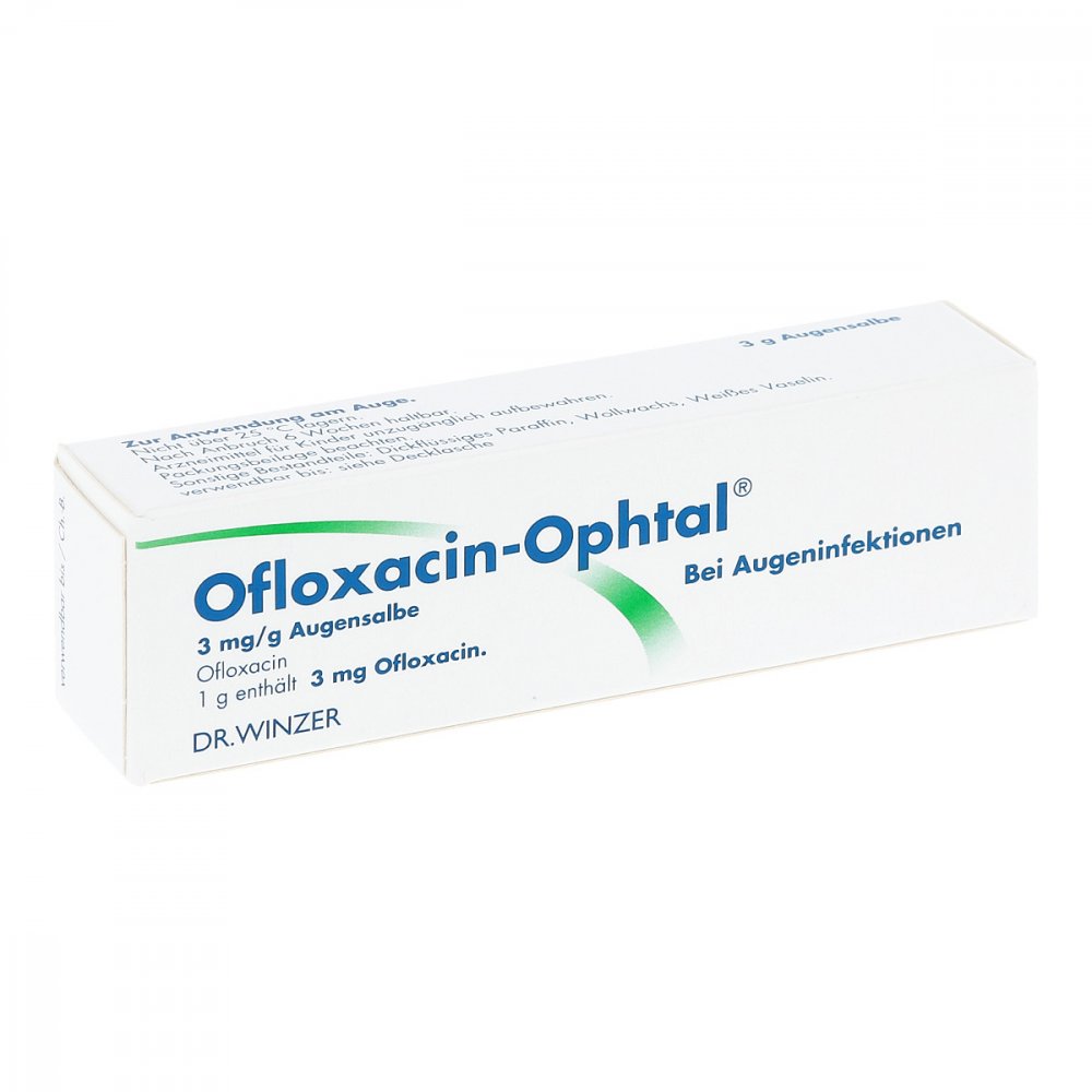 Ofloxacin-Ophtal 3 Mg/G Augensalbe (3 g)