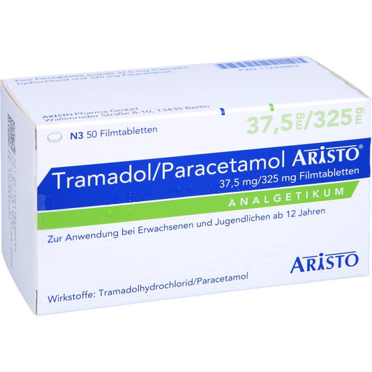 Tramadol/Paracetamol Aristo 37,5 Mg/325 Mg Fta (50 stk)
