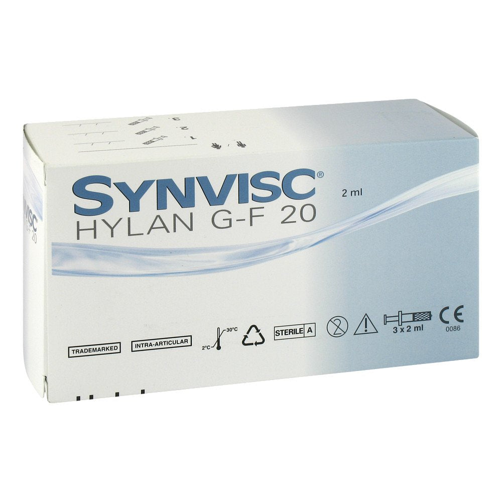 Das Produktfoto zeigt Synvisc Spritzampullen (3 stk) PZN 11257682
