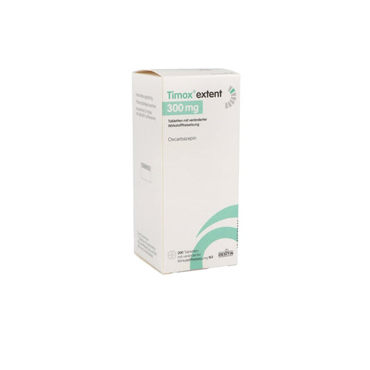 Das Produktfoto zeigt Timox Extent 300 Mg Tab.M.Veränd.Wirkst.-Frs. (200 stk) PZN 11267769