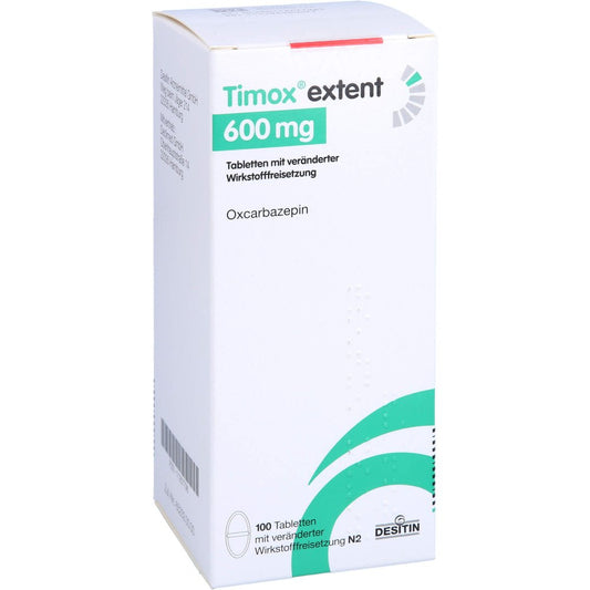Das Produktfoto zeigt Timox Extent 600 Mg Tab.M.Veränd.Wirkst.-Frs. (100 stk) PZN 11267798