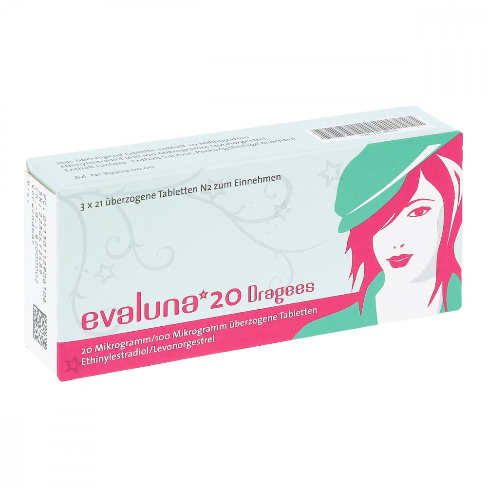Evaluna 20 Dragees (3X21 stk)