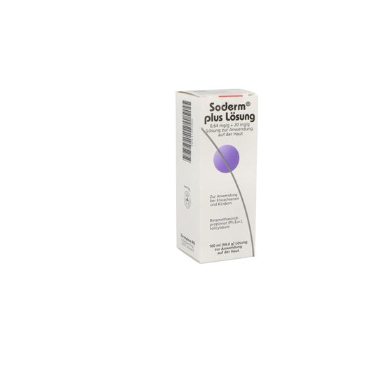 Soderm Plus Lösung 0,64 Mg/G + 20 Mg/G Anw.A.Haut (100 ml)