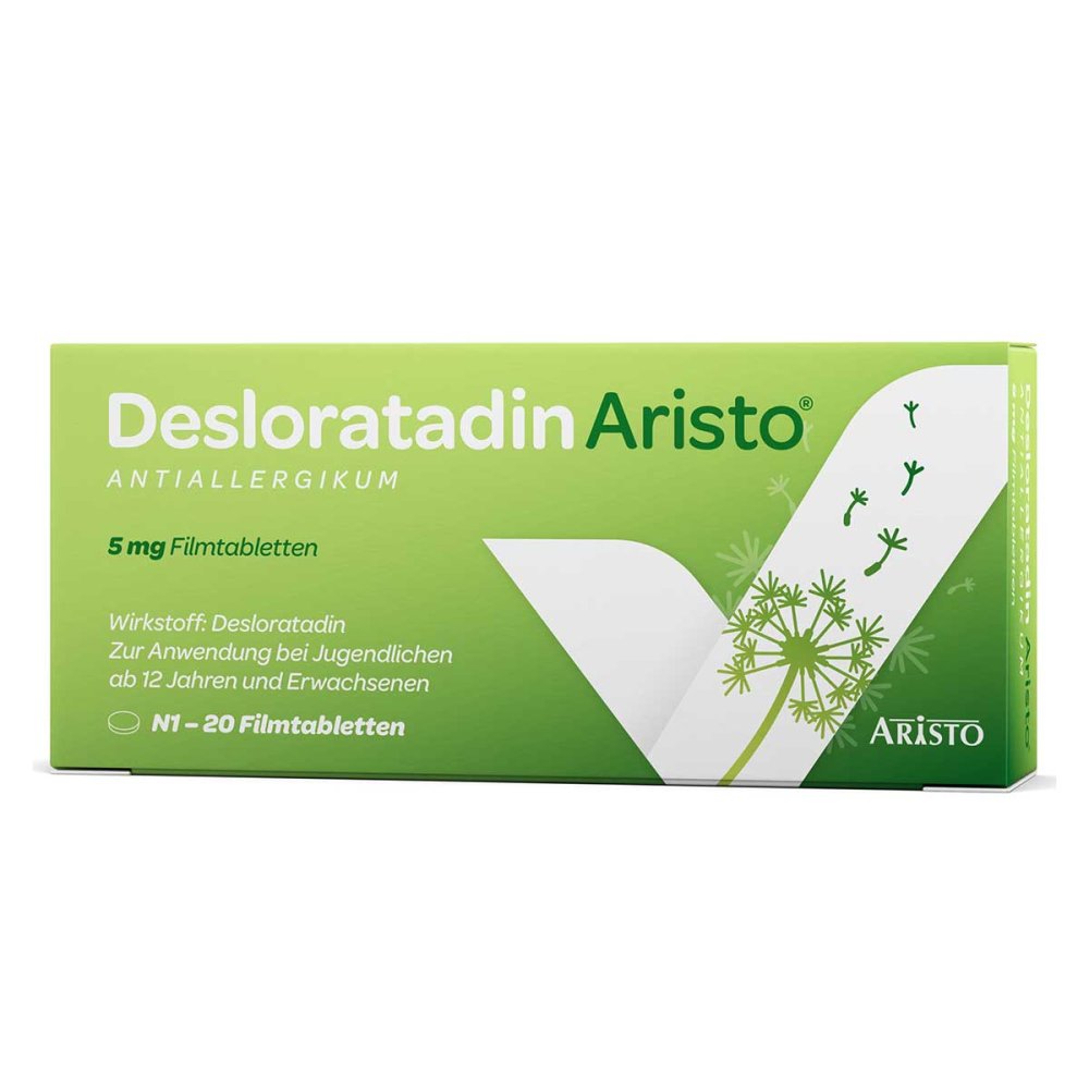 Desloratadin Aristo 5 Mg Filmtabletten (20 stk)