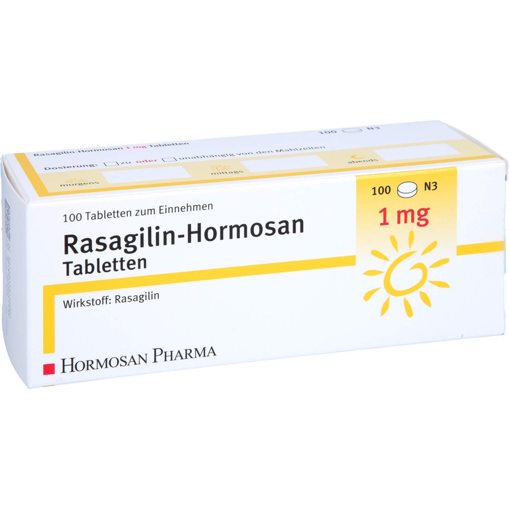 Rasagilin-Hormosan 1 Mg Tabletten (100 stk)
