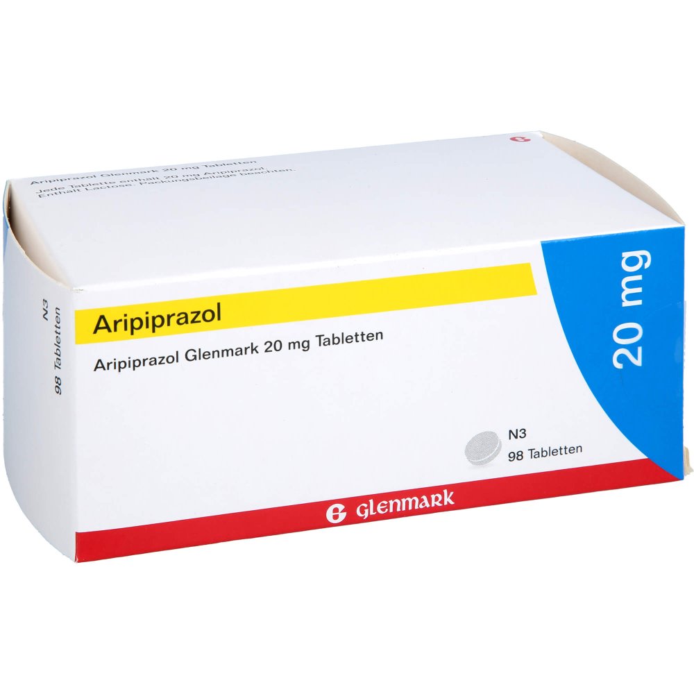 Aripiprazol Glenmark 20 Mg Tabletten (98 stk)