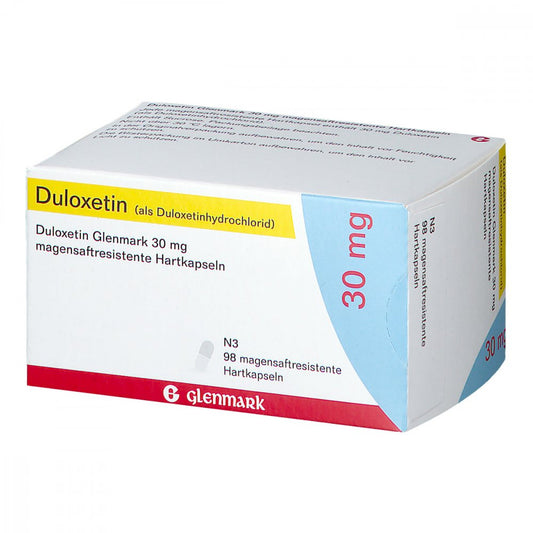 Duloxetin Glenmark 30 Mg Magensaftres.Hartkapseln (98 stk)