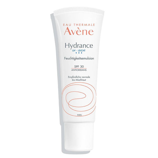 Das Produktfoto zeigt Avene Hydrance Uv Leicht Feuchtigkeitsemuls.Spf 30 (40 ml) PZN 11352601